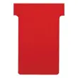 100 Fiches T pour planning - Taille 3 - Rouge - NOBO photo du produit