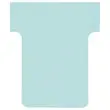 100 Fiches T pour planning - Taille 1,5 - Bleu clair - NOBO photo du produit
