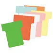 100 Fiches T pour planning - Taille 1,5 - Orange - Nobo photo du produit