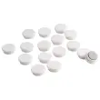 16 Aimants ronds - &Oslash; 10 mm - Blanc - Wonday photo du produit