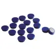 16 Aimants ronds - &Oslash; 10 mm - Bleu - Wonday photo du produit