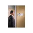 Plaque de porte personnalisable Infosign A6 - DURABLE photo du produit