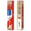 3 Recharges d'encre pour stylo Frixion Ball Clicker - rouge - PILOT photo du produit