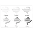 6 Feutres - Pointes calibr&eacute;es - Pour croquis et dessin - Noir - STAEDTLER photo du produit