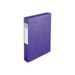 Bo&icirc;te de classement Cartobox - Dos 6 cm - violet - EXACOMPTA photo du produit