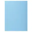 50 Chemises &agrave; rabat lat&eacute;ral 210 g - Bleu - Exacompta photo du produit