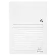 100 Pochettes de pr&eacute;sentation papier - A4 - Blanc - Exacompta photo du produit