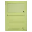 100 Pochettes de présentation papier - Fenêtre cristal - Vert pastel - Exacompta photo du produit