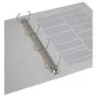 Classeur personnalisable - 4 anneaux - Dos 4,5 cm - Blanc photo du produit