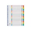 Intercalaires multicolores - Format pochette - 1 jeu de 20 intercalaires - FIDUCIAL photo du produit