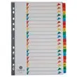 Jeu d'intercalaires alphabétiques A4 20 onglets multicolores - FIDUCIAL photo du produit