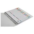 Jeu d'intercalaires alphabétiques A4 20 onglets multicolores - FIDUCIAL photo du produit