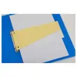 100 Intercalaires carte format Trap&egrave;ze - Economique - Jaune - Socarpa photo du produit