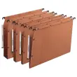 25 Dossiers suspendus pressions - Pour armoires - Fond V - Orange - ELBA photo du produit