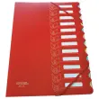 Trieur chemise bi-matière - 12 compartiments - Extendos photo du produit