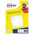 Etui de 480 étiquettes blanches multi-usages - 19x38mm - AVERY photo du produit