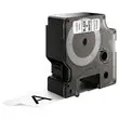 Ruban pour titreuse D1 - 7 m x 24 mm - Texte noir sur fond blanc - DYMO photo du produit