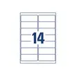 40 Planches de 14 étiquettes adresses pour imprimantes jet d'encre AVERY 99,1x38,1mm photo du produit