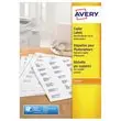200 Planches de 2 étiquettes blanches haute cadence spécial copieurs - AVERY photo du produit
