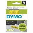 Ruban pour titreuse D1 - 7 m x 12 mm - Texte noir sur fond jaune  - DYMO photo du produit