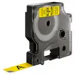 Ruban pour titreuse D1 - 7 m x 12 mm - Texte noir sur fond jaune  - DYMO photo du produit