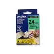 Ruban pour titreuse BROTHER TZ 24mm - noir/vert - TZE751 photo du produit