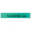 Ruban plastique Letratag - 12 mm - Texte noir sur fond vert photo du produit