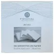 300 Serviettes de table blanches papier 2 plis - Fiducial photo du produit