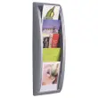 Présentoir mural aluminium Quick Fit - Paperflow - 4 cases A4 photo du produit