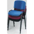 Chaise confort Iso non feu - Bleu photo du produit