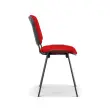 Chaise confort Iso non feu - Rouge photo du produit