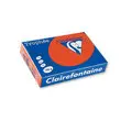 Ramette de 250 feuilles de papier couleurs vives A4  Trophée 160g - Rouge corail - CLAIREFONTAINE photo du produit