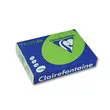 Ramette de 250 feuilles de papier couleurs vives A4  Trophée 160g - Vert menthe - CLAIREFONTAINE photo du produit