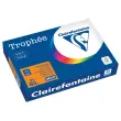 Ramette de papier couleur fluorescente A4 - Trophée 80g - Orange Fluo - Clairefontaine photo du produit