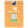 100 Fiches bristol A4 - Coloris assortis - EXACOMPTA photo du produit