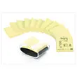 Blocs Notes recyclées 76x76mm jaunes + dévidoir Millenium - POST-IT photo du produit