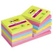 12 Blocs de 90 notes repositionnables Super Sticky - 7,6 x 7,6 cm - Coloris assortis - POST-IT photo du produit