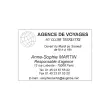 Tampon personnalisable professionnel "M&eacute;tal Line" 5208 - 10 lignes - Trodat photo du produit
