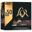 50 Capsules de caf&eacute; L'OR Espresso Forza - Compatible Nespresso photo du produit