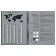 Cahier spirale Notebook A4+, 160p, 5x5, Oxford international Noir photo du produit