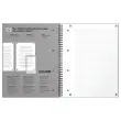 Cahier spirale Notebook A4+, 160p, 5x5, Oxford international Noir photo du produit