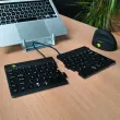 Clavier ergonomique Split Break noir photo du produit