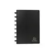 Porte-cartes de visite à anneaux et pochettes détaclables A5 - Noir - EXACOMPTA photo du produit