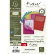 Paquet de 25 chemises à fenêtre Forever® 120g/m² - 22x31cm - Jaune - EXACOMPTA photo du produit