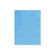 Paquet de 25 dossiers de procédure carte lustrée 25x32cm - Turquoise - EXACOMPTA photo du produit