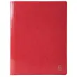 Chemise &agrave; lamelle carte lustr&eacute;e pellicul&eacute;e 355gm&sup2; Iderama - A4 - Rouge - EXACOMPTA photo du produit