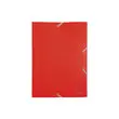 Chemise à élastique 3 rabats Polypropylène 4/10e Opaque Eco - A4 - Rouge - EXACOMPTA photo du produit