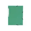 Chemise à élastique 3 rabats carte lustrée 355gm² - A4 - Vert - EXACOMPTA photo du produit