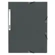 Chemise à élastique 3 rabats carte lustrée 355gm² - A4 - Gris - EXACOMPTA photo du produit