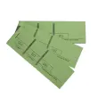 Bloc passe-partout 100 feuillets numérotés de 3 volets - Format 4,8x15 cm - Vert - EXACOMPTA photo du produit